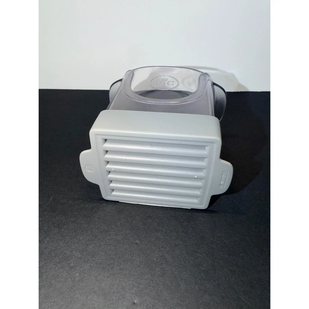 Pampered Chef Cup Slicer Manual Fruit and Vegetable Slicer Clear Gray